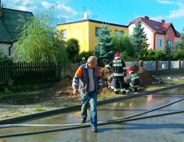 Wyciek gazu w Rudzkim Moście k. Tucholi