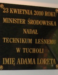 Zespół Szkół Leśnych w Tucholi ma swojego patrona 