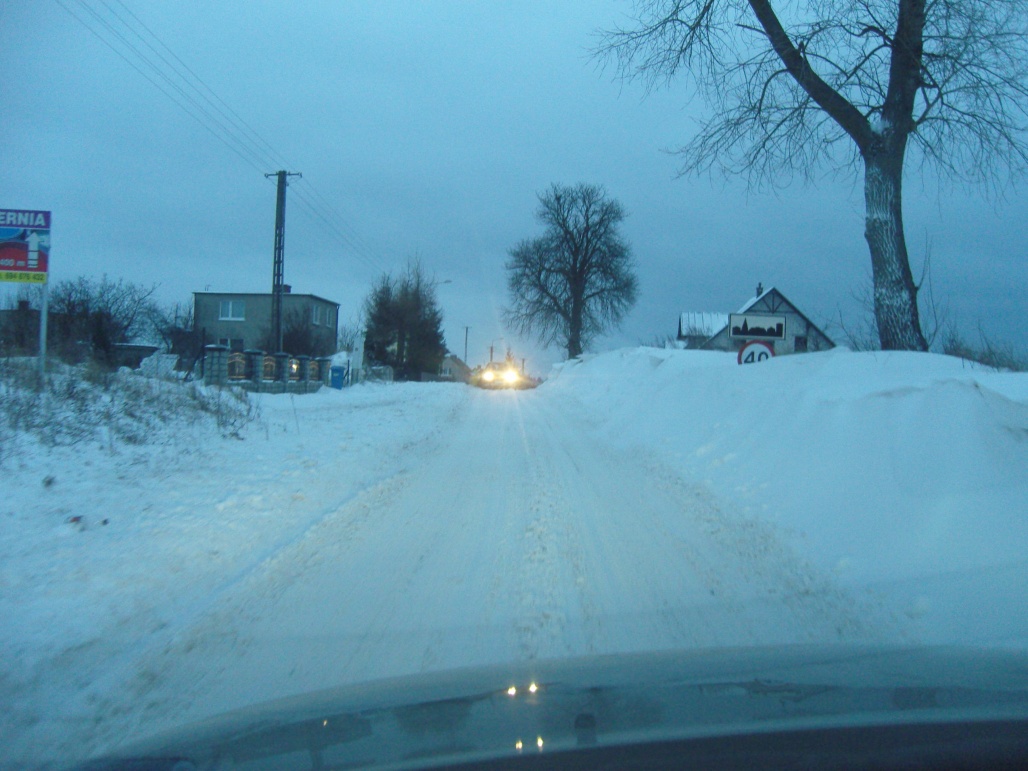 Fatalne warunki na drogach w regionie