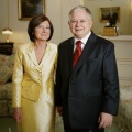 prezydent Lech Kaczyński z żoną Marią, fot. www.prezydent RP