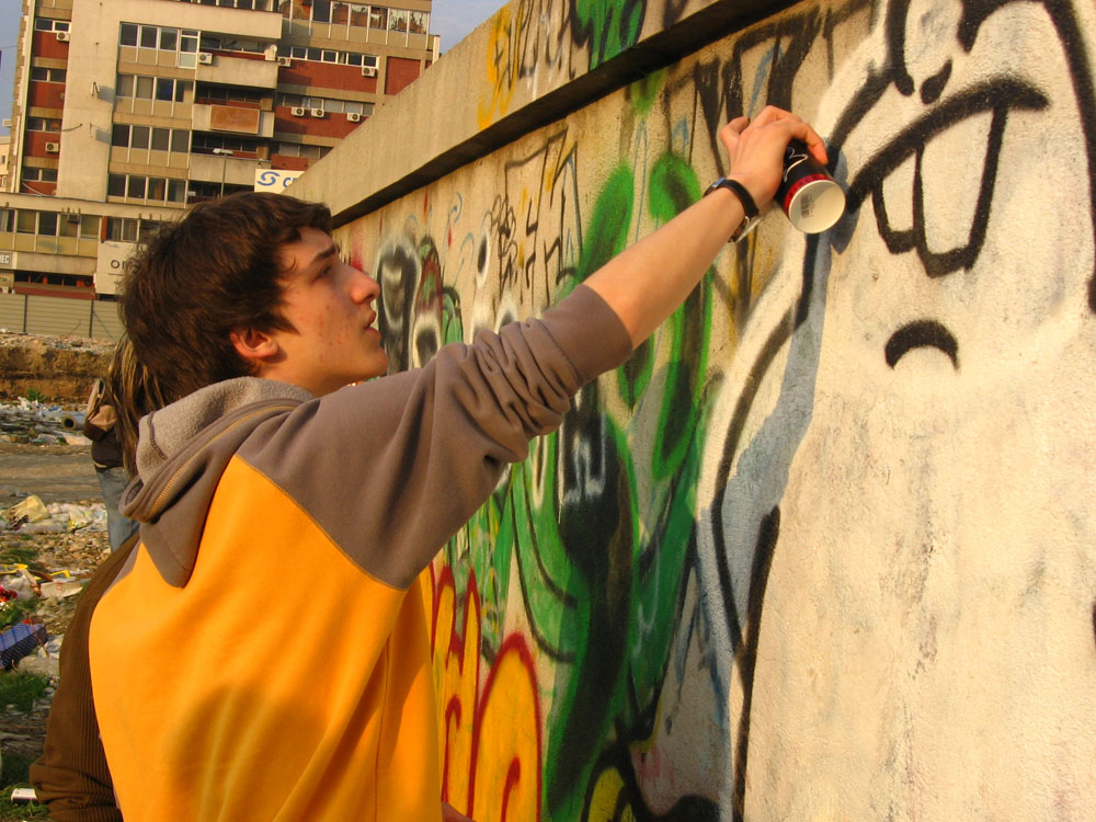 Trzej nieletni zatrzymani za graffiti