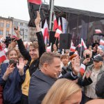 Rafał Trzaskowski w Chojnicach. Fot. Bartek Zakrzewski/Weekend FM