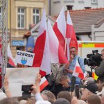 Rafał Trzaskowski w Chojnicach. Fot. Bartek Zakrzewski/Weekend FM