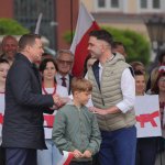 Rafał Trzaskowski w Chojnicach. Fot. Bartek Zakrzewski/Weekend FM