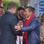 Rafał Trzaskowski w Chojnicach. Fot. Bartek Zakrzewski/Weekend FM
