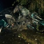 Wypadek w miejscowości Płachty, fot. OSP Wysin