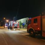 Pożar domu w Łęgu. fot. PSP Chojnice