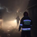 Pożar stolarni w Kościerzynie. fot. Klaudia Cieplińska-Bednarek/Weekend FM